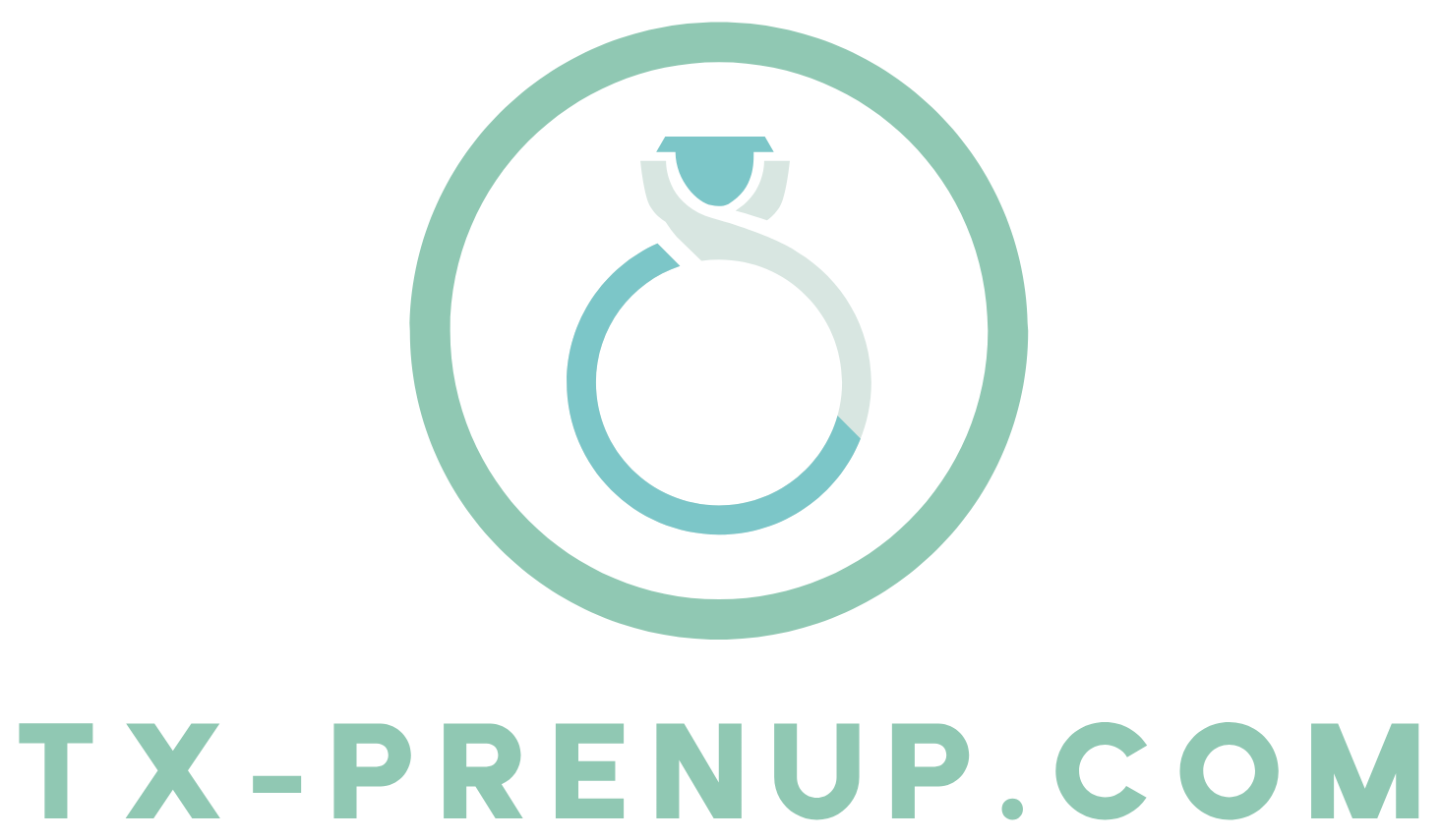 Logo with a stylized ring and bird above, text 'PRENUP.C'.